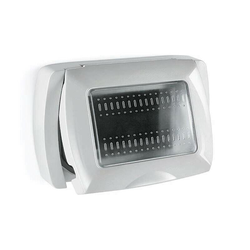 Placca autoportante IP55 3mod.MyLife bi. ELEECL4611B Placca autoportante IP55 3mod.MyLife bi. ELEECL4611B